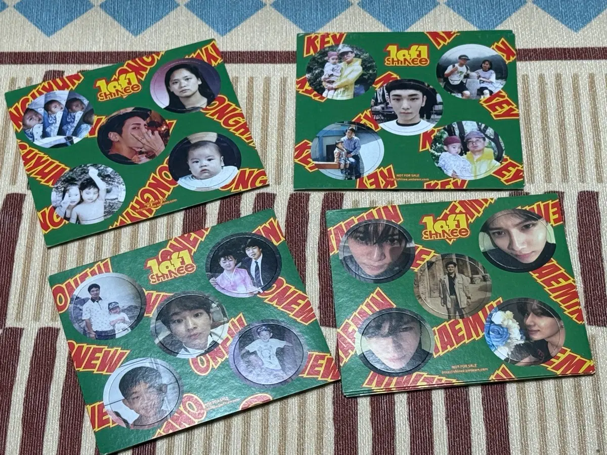 샤이니 온유 종현 키 태민 원옵원 딱지 일괄 양도