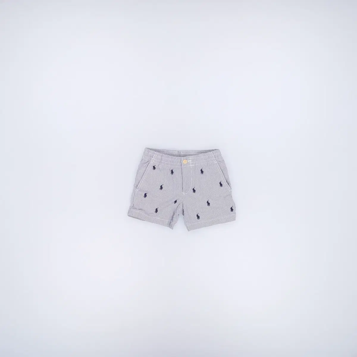 4 폴로 키즈 포니 스트라이프 반바지 0814H2