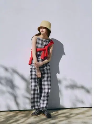 LAGUNAMOON 옴브레 체크 올인원