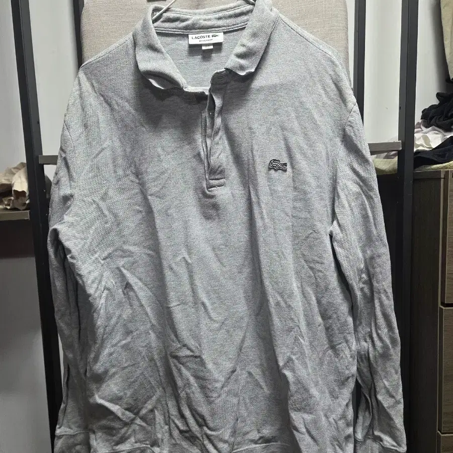 라코스테 긴팔 카라티 그레이