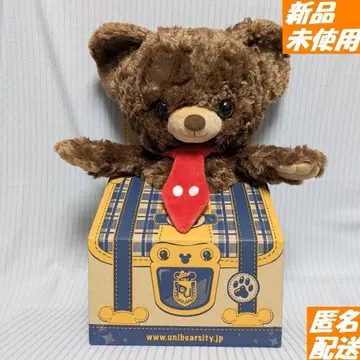 미사용 초대 유니베어 모카 BOX 봉제 인형 디즈니 스토어 케이스 포함