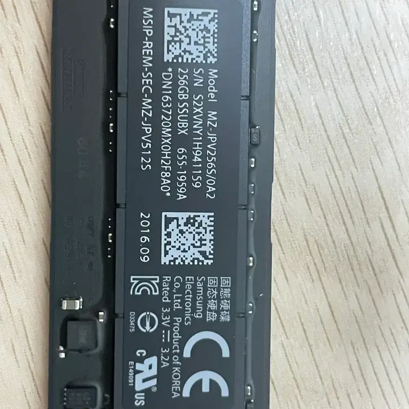 삼성전자 SSD 256GB MZ-JPV256S/0A2