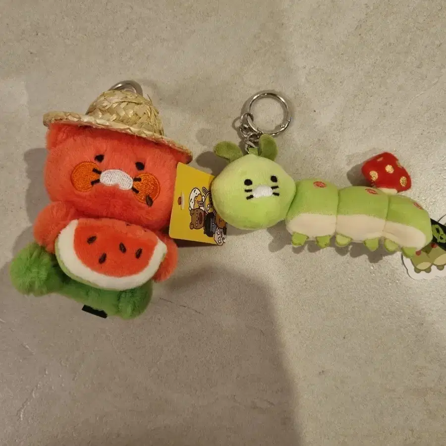 수박 춘식이 애벌레 춘식이 키링