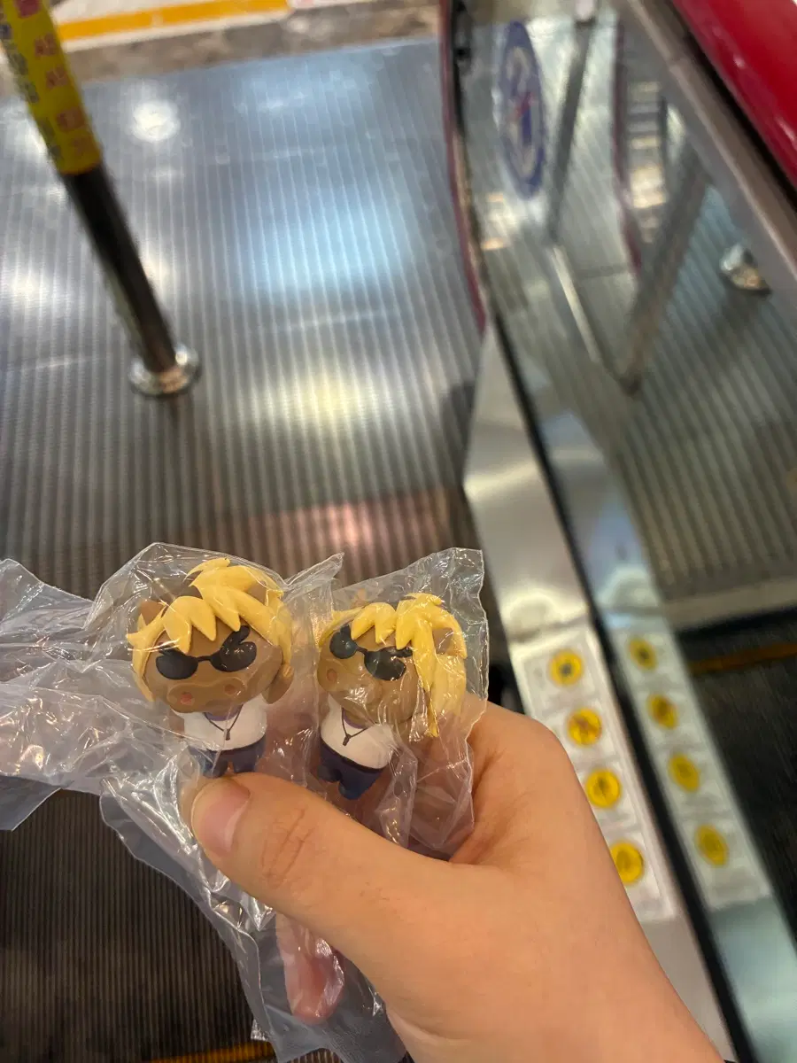 갸루짱구 부리부리 피규어