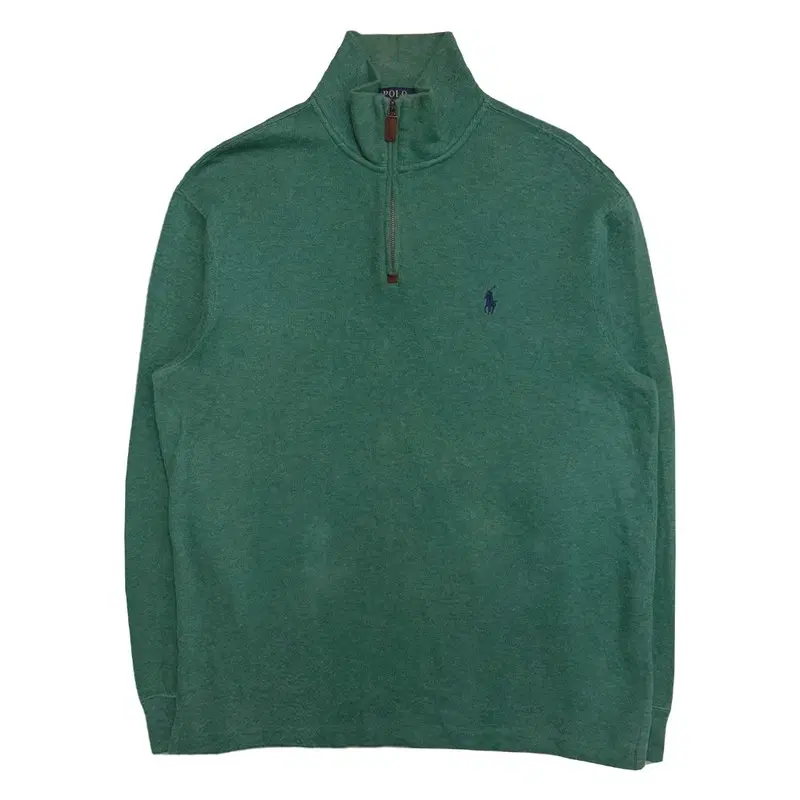POLO RALPH LAUREN 하프집업 니트 그린 M