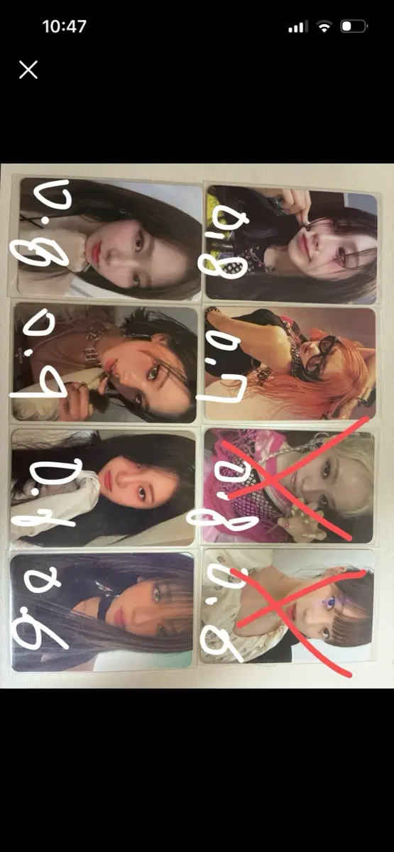 급처!! 일과 1.5 에스파 카리나 닝닝 지젤 윈터 포카 팔아요