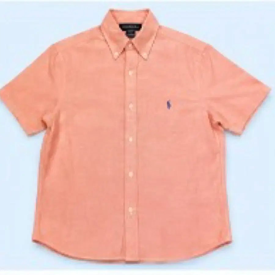 폴로 랄프로렌 셔츠 코랄 슬림핏 (XS-S 85-90) 폴로티 카라티 반팔 티셔츠 정장