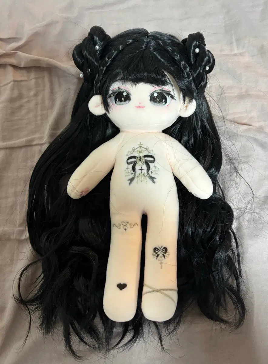 [세팅비 포함] 무속성 카멜리아 솜인형(세미롱바, 뼈깅)