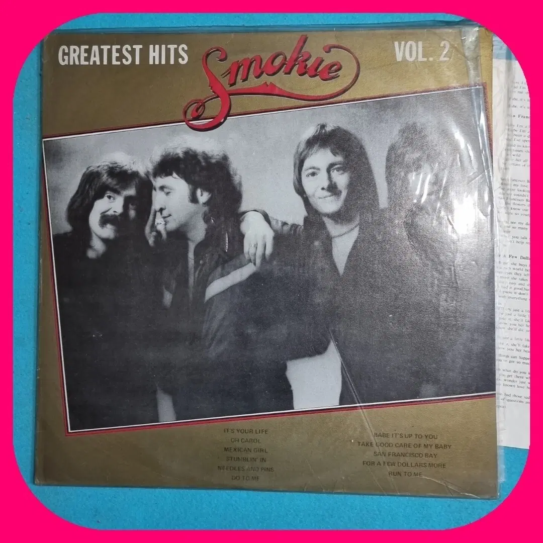 스모키 GREATEST HITS VOL.2 LP NM/NM