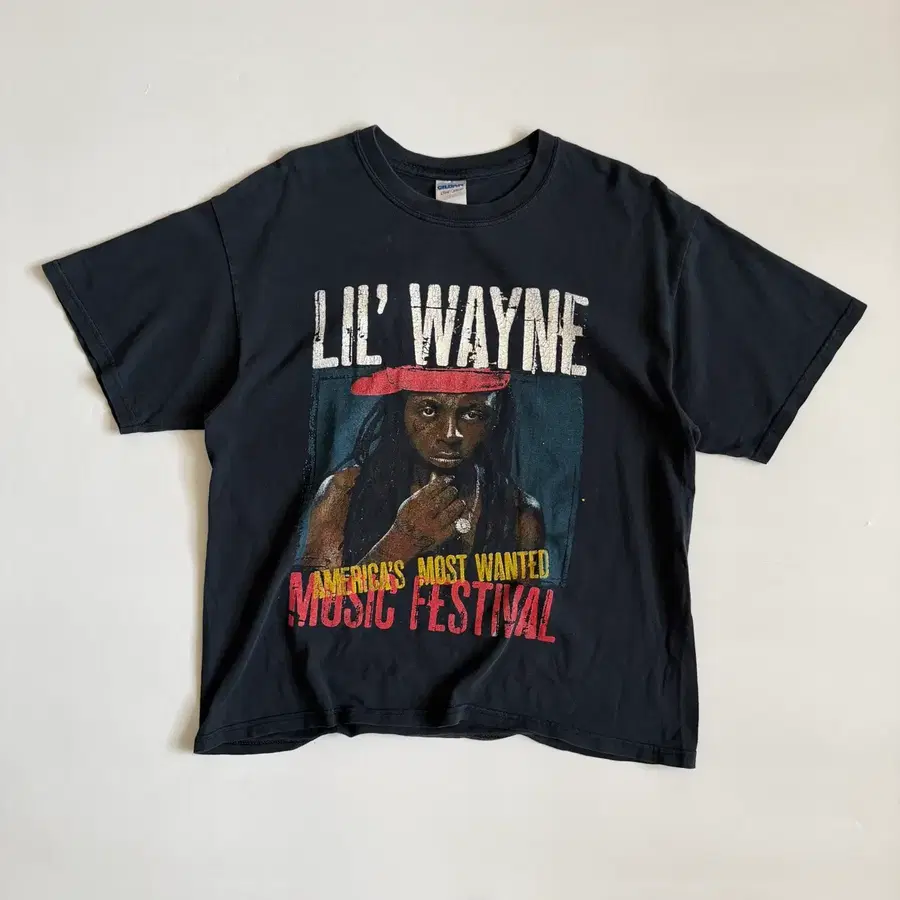 2009 릴 웨인 Lil Wayne 영머니 투어 랩 티셔츠