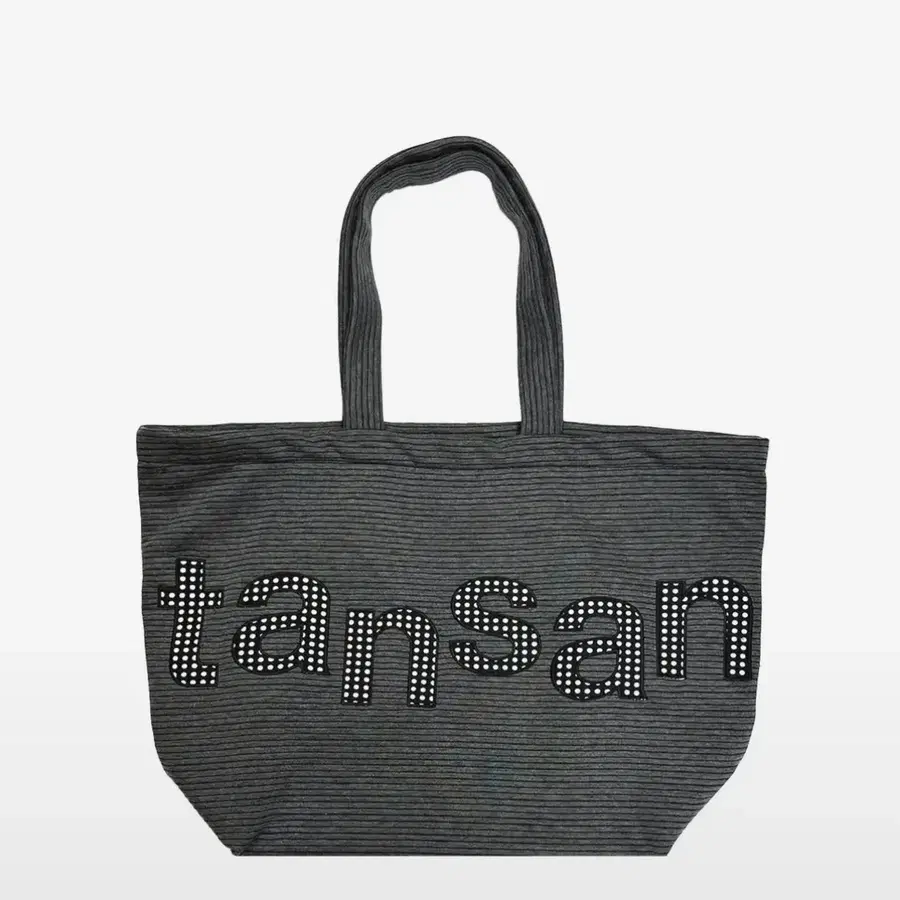 탄산 로고 숄더백 그레이