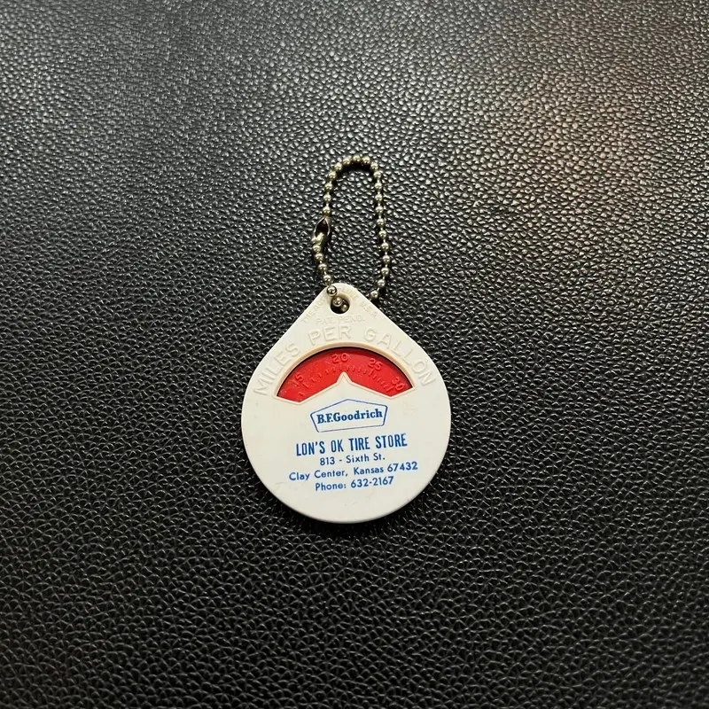 빈티지 연비계산기 키링 y18874