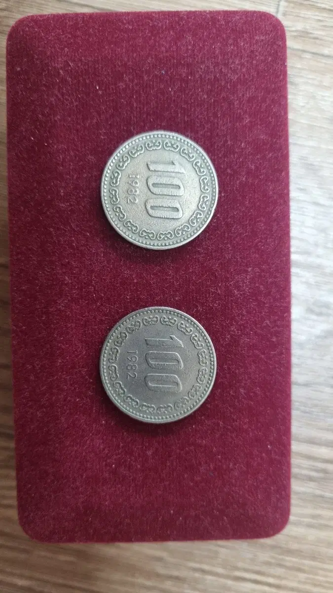 1982년도 100원짜리 동전