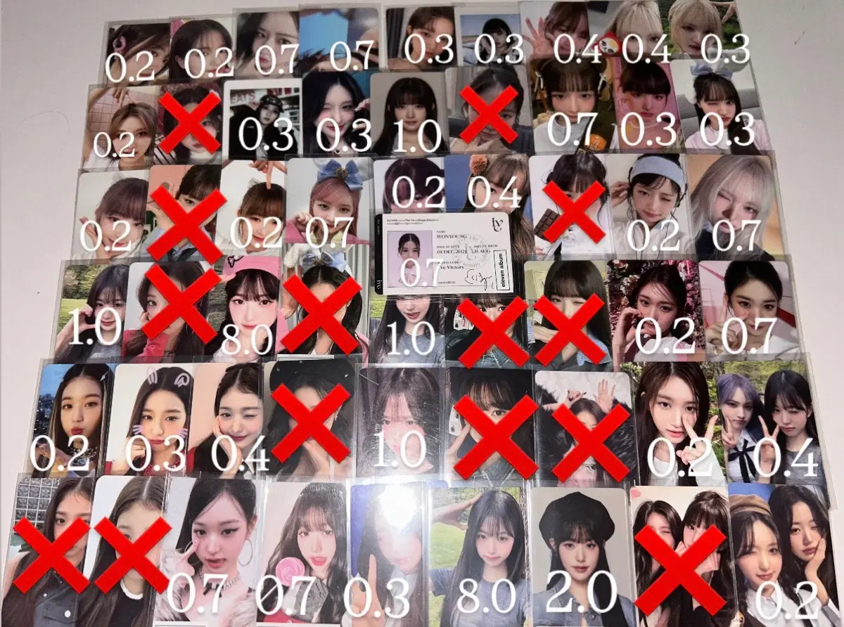 아이브 포토카드 싸게 팝니다
