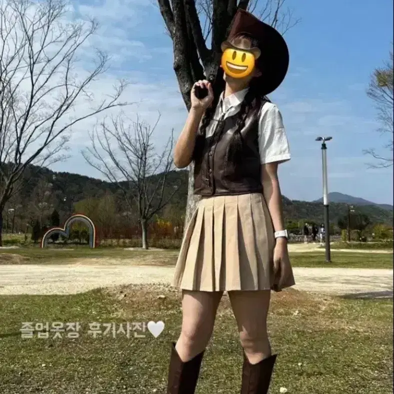 (보증금없음! 고퀄리티) 카우걸 카우보이 y2k 졸업사진 졸사 대여 코스