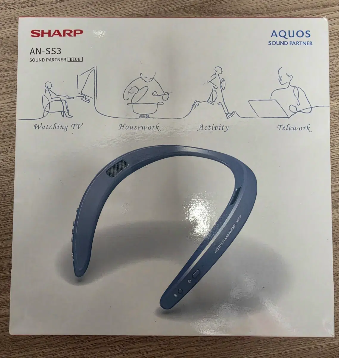 SHARP 샤프 AN-SS3-A 블루투스 넥스피커