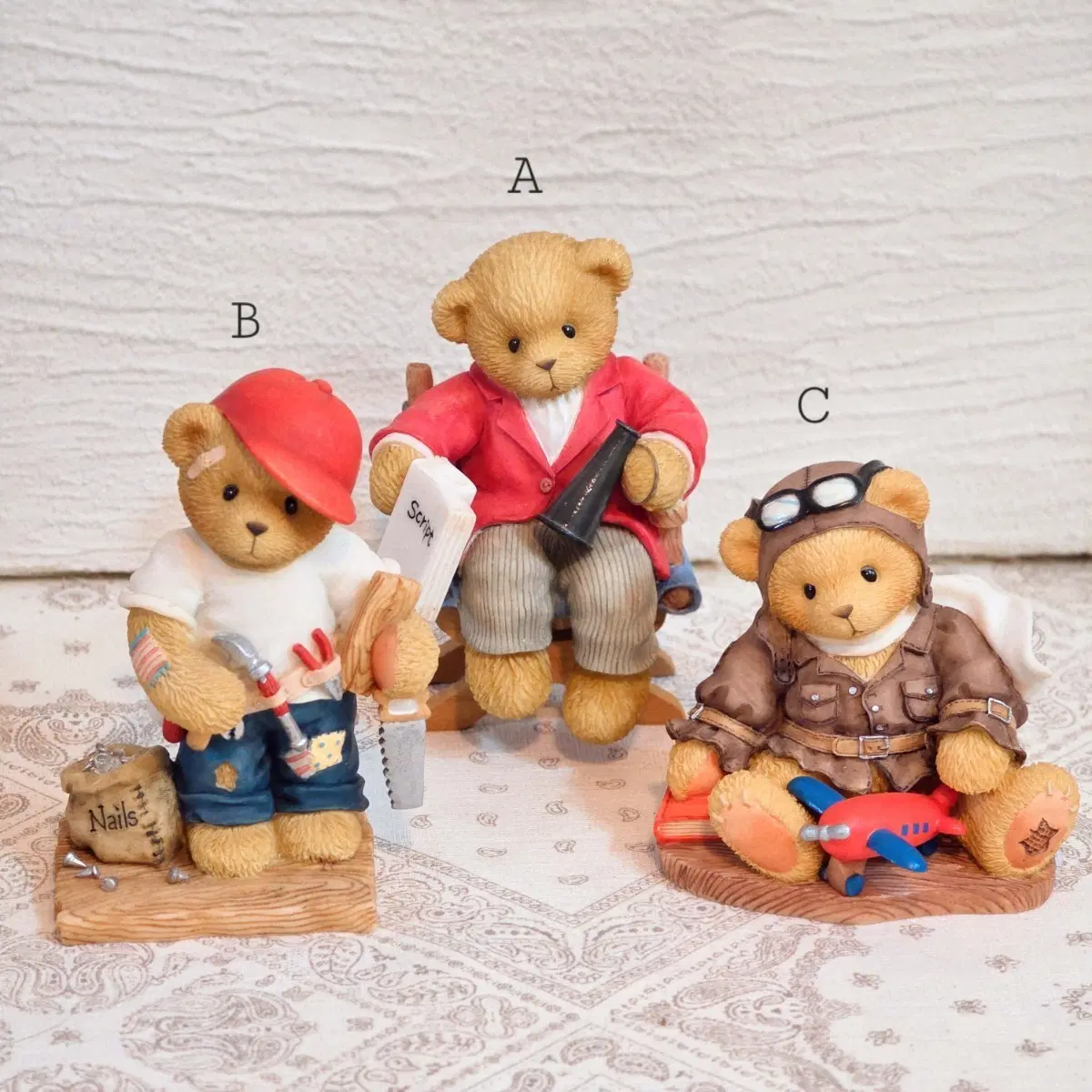 Cherished Teddies 체리쉬드 테디즈 빈티지소품 피겨린 테디베어 곰돌이 장식 수집 인테리어 오브제