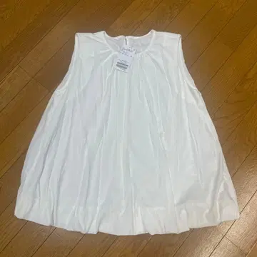 Spick & Span 벌룬헴 티셔츠 화이트