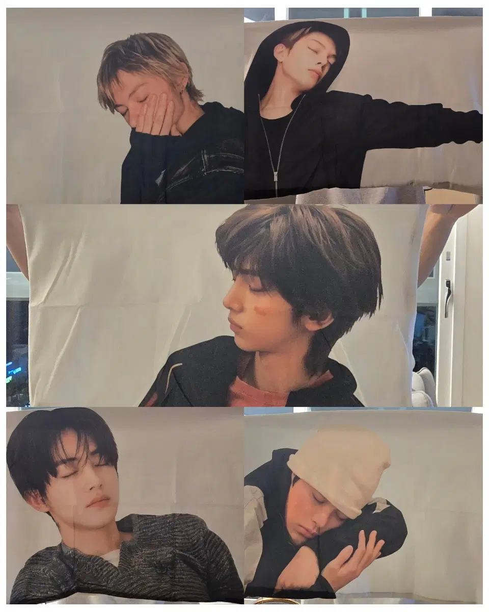 비공식 굿즈 현물 코르티스 배게보 배개커버 마틴 제임스 주훈 성현 건호