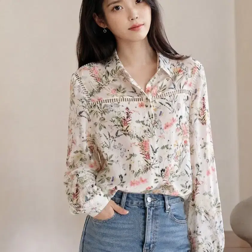더 쿠플스 아이유 서현 셔츠 블라우스