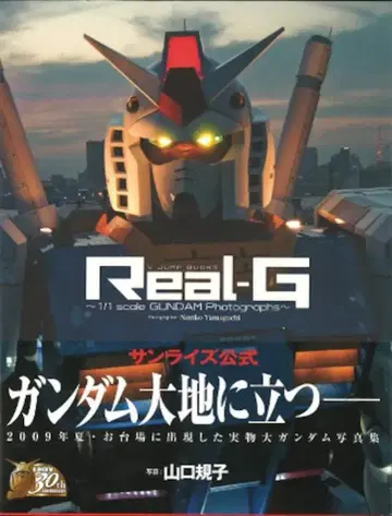 슈에이샤 V 점프북스 Real-G 1/1스케일 건담 포토그래프 (오비 포함)