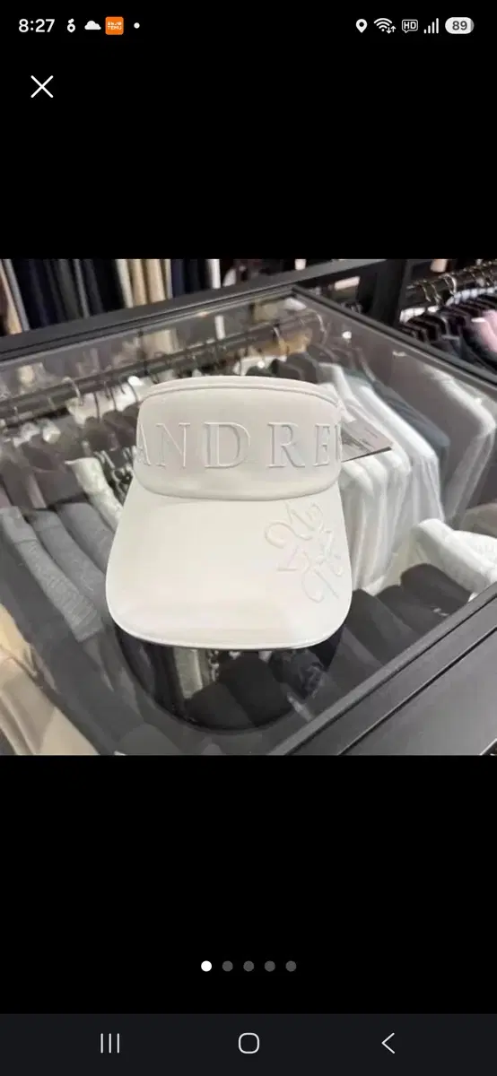 ANDRE GOLF 썬캡 화이트