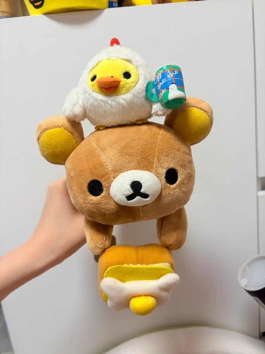 고전 리락쿠마 키이로이토리 인형