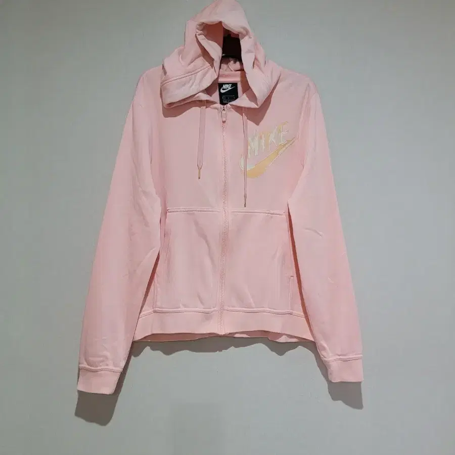 나이키 후드 집업 핑크