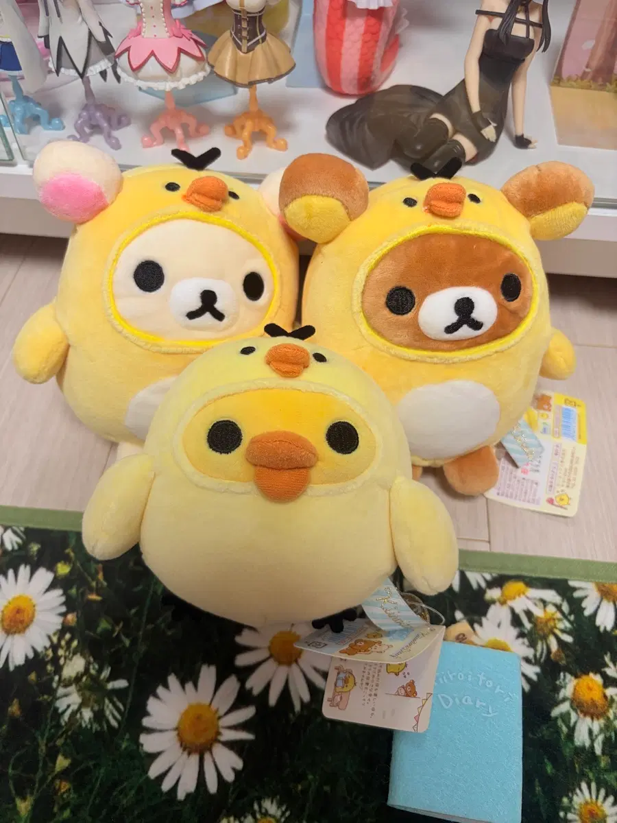 2017년 키이로이토리 다이어리 아츠메테 인형 일괄