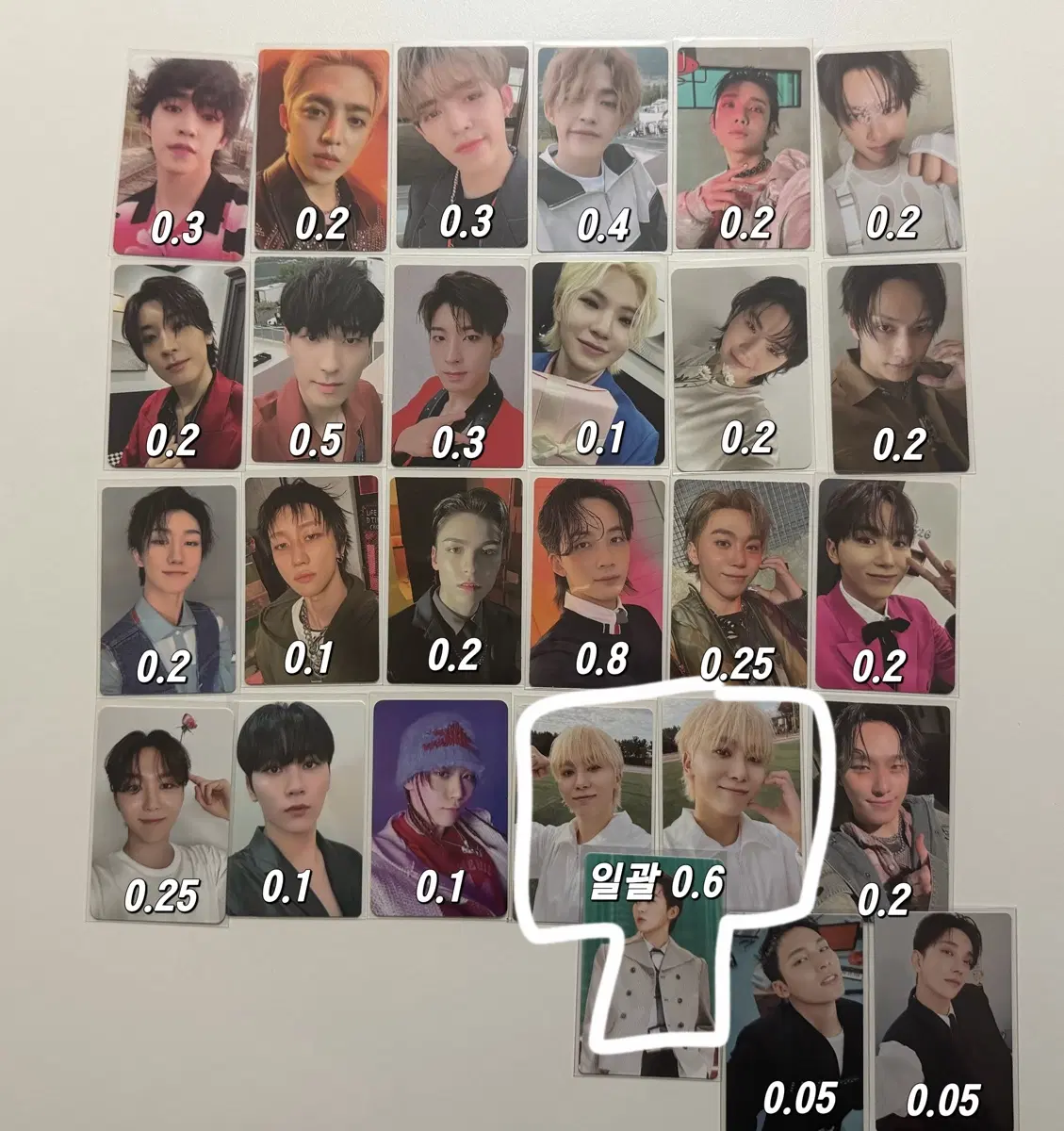 세븐틴 포카 svt 판매 에스쿱스 정한 조슈아 준 원우 우지 디에잇 민규 승관 버논 디노 앨포 미공포 특전