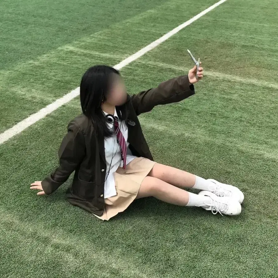 (보증금X실제사진)뉴진스 디토 교복 일본 대여 졸업사진 y2k