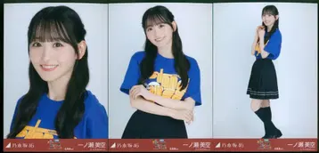 노기자카46 회장 한정판 브로마이드 이치노세 미쿠 한여름 전국 투어 2025 티셔츠 홋카이도 ver. 컴프