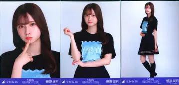 노기자카46 회장 한정 랜덤 브로마이드 스가와라 사츠키 한여름 전국 투어 2024 티셔츠 도쿄 ver. 컴프