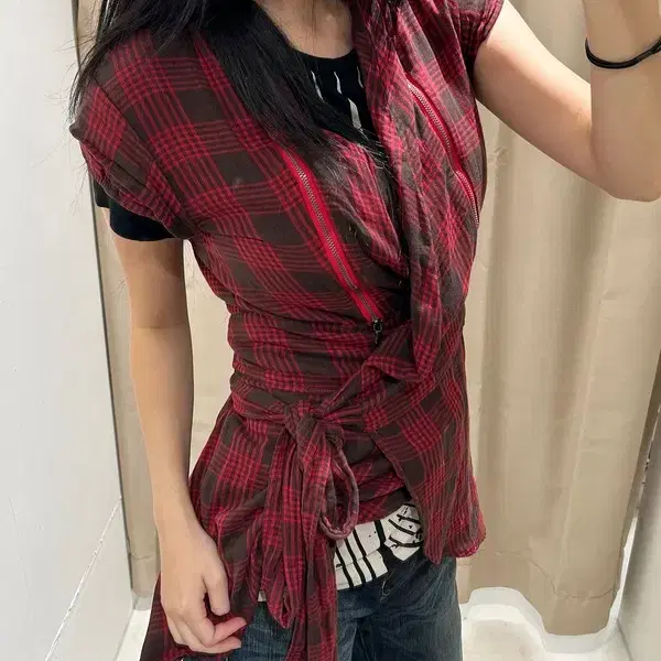 디젤 DIESEL 00's 타탄 체크 원피스 R2810