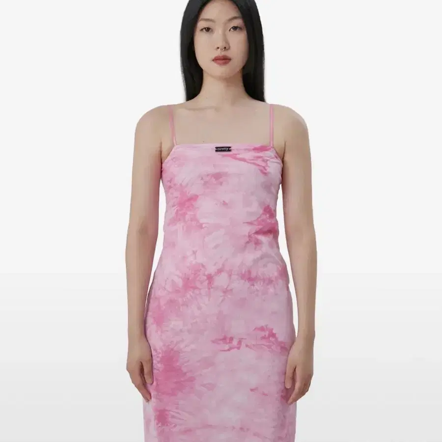 큐리티 원피스 C TIE DYE MIDI DRESS