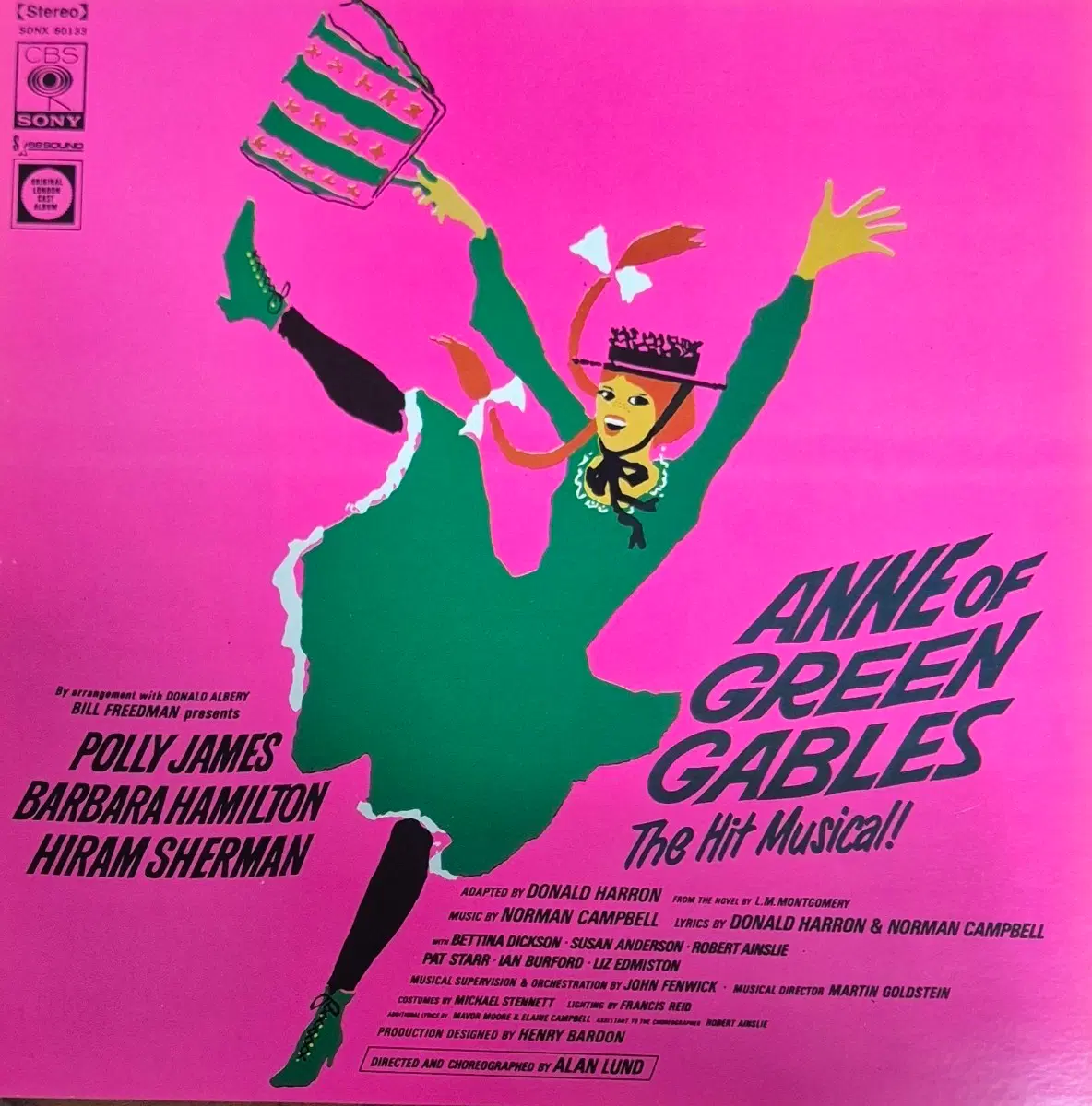 ANNE OF GREEN GABLES The Hit Musical LP