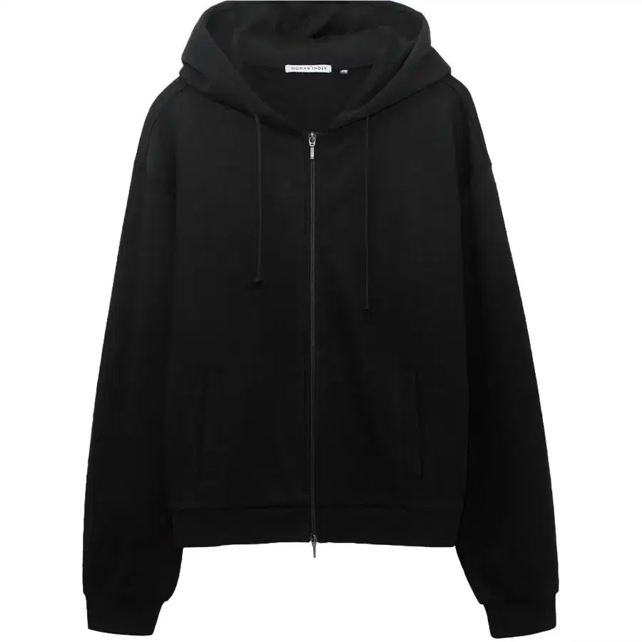 3) 폴리테루 휴먼인덱스 휴먼 슬럽 집 후디 블랙