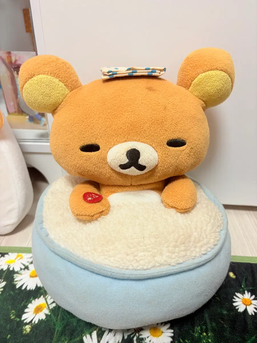 고전 리락쿠마 온천 기믹 인형