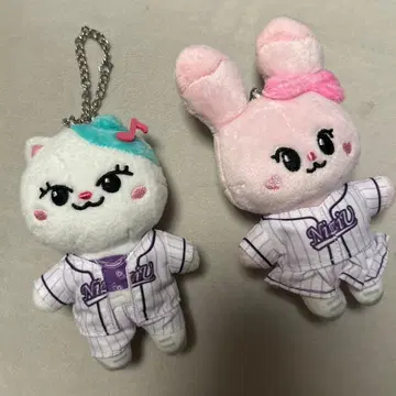 NiziU 봉제 인형 마스코트 2체 세트