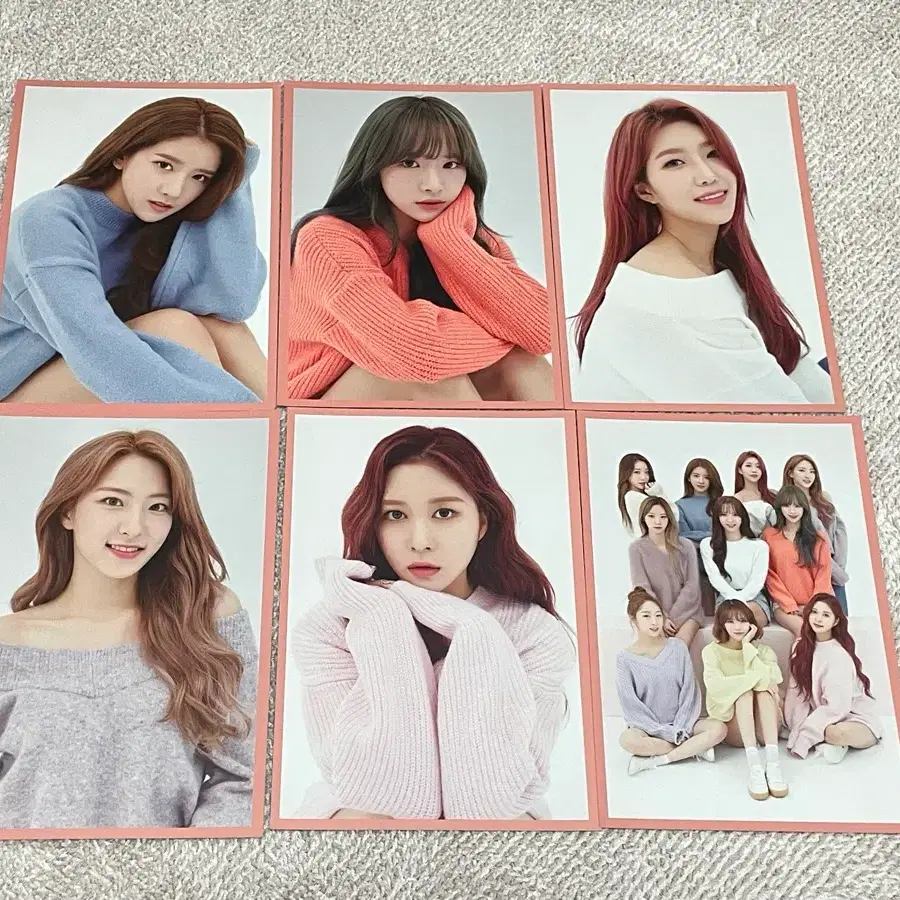 우주소녀 2019 콘서트 엽서 세트 A + 2022 시그 구성품 일부