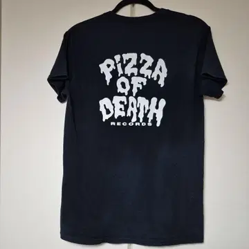 [ 새상품급 ] PIZZA OF DEATH 라벨 T셔츠 S사이즈