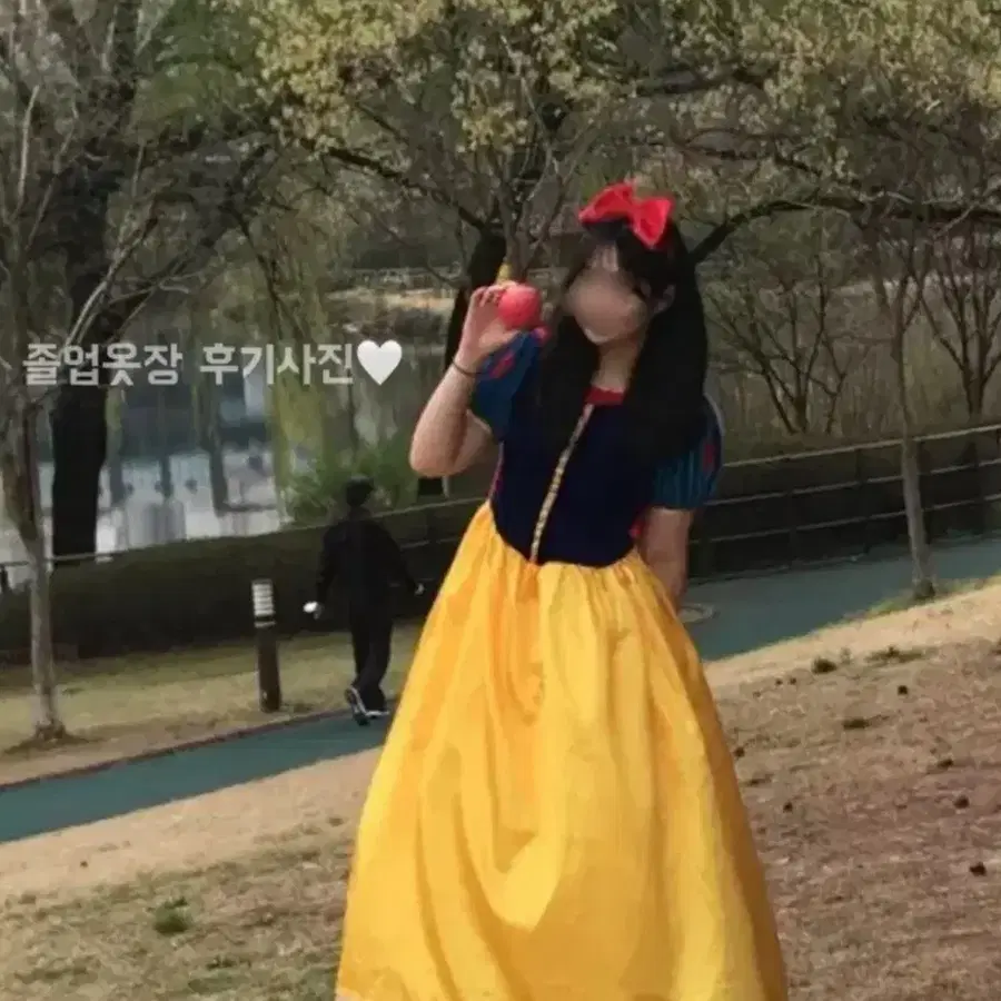 (보증금X남자가능) 백설공주 드레스 디즈니 웨딩 졸업사진 대여 졸사