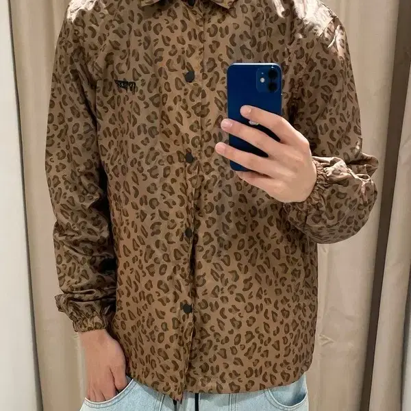 10DEEP 레오파드 패턴 코치 자켓 R2868