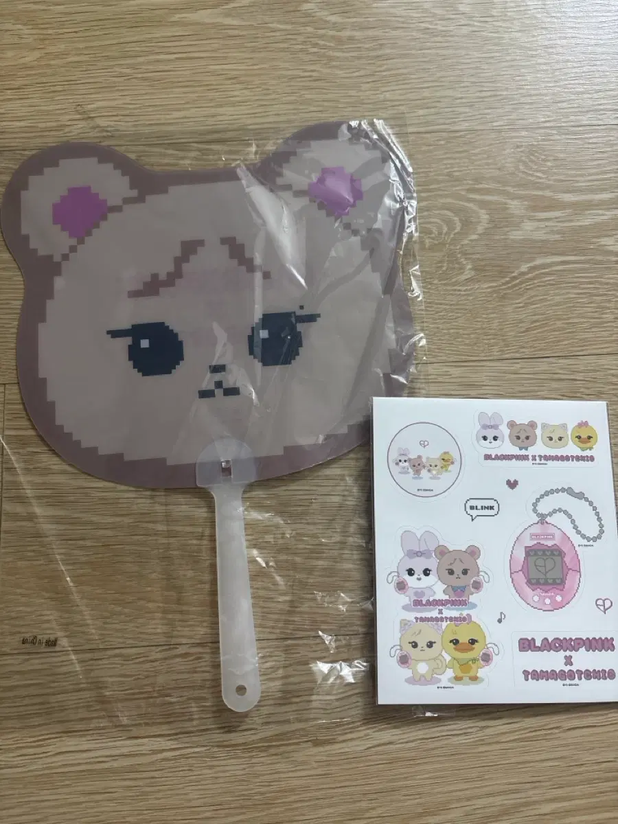 블랙핑크 타마고치 부채 스티커 팝니다