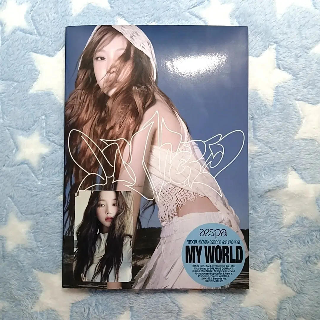 에스파 aespa 마이월드 MY WORLD 스파이시 인트로 닝닝 버전 카리나 포카 개봉앨범 풀구성 포토카드