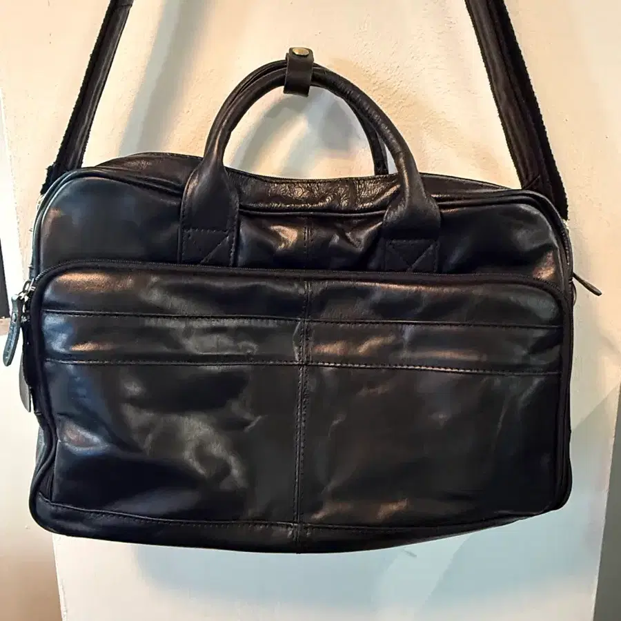 Handmade 소가죽 Boston Bag OS