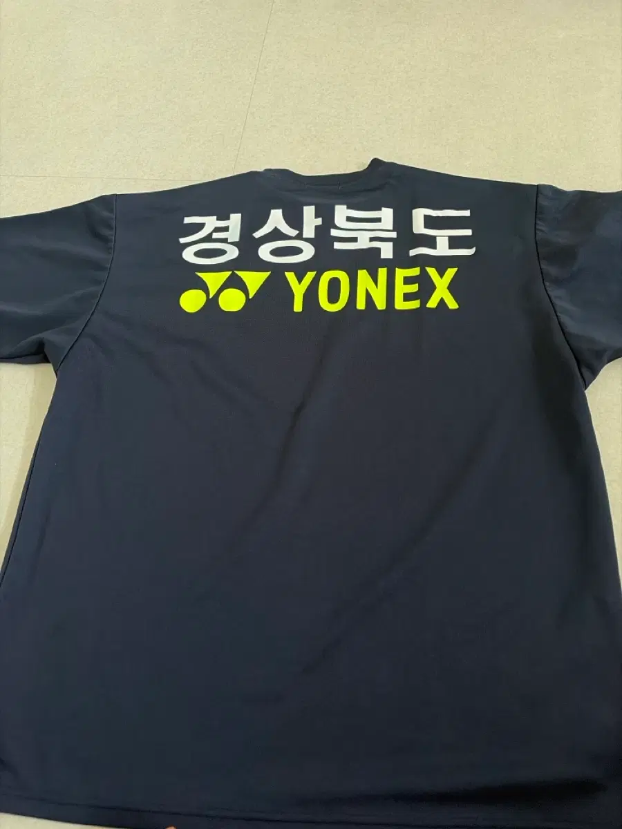배드민턴 경상북도 대표팀 반팔 티셔츠