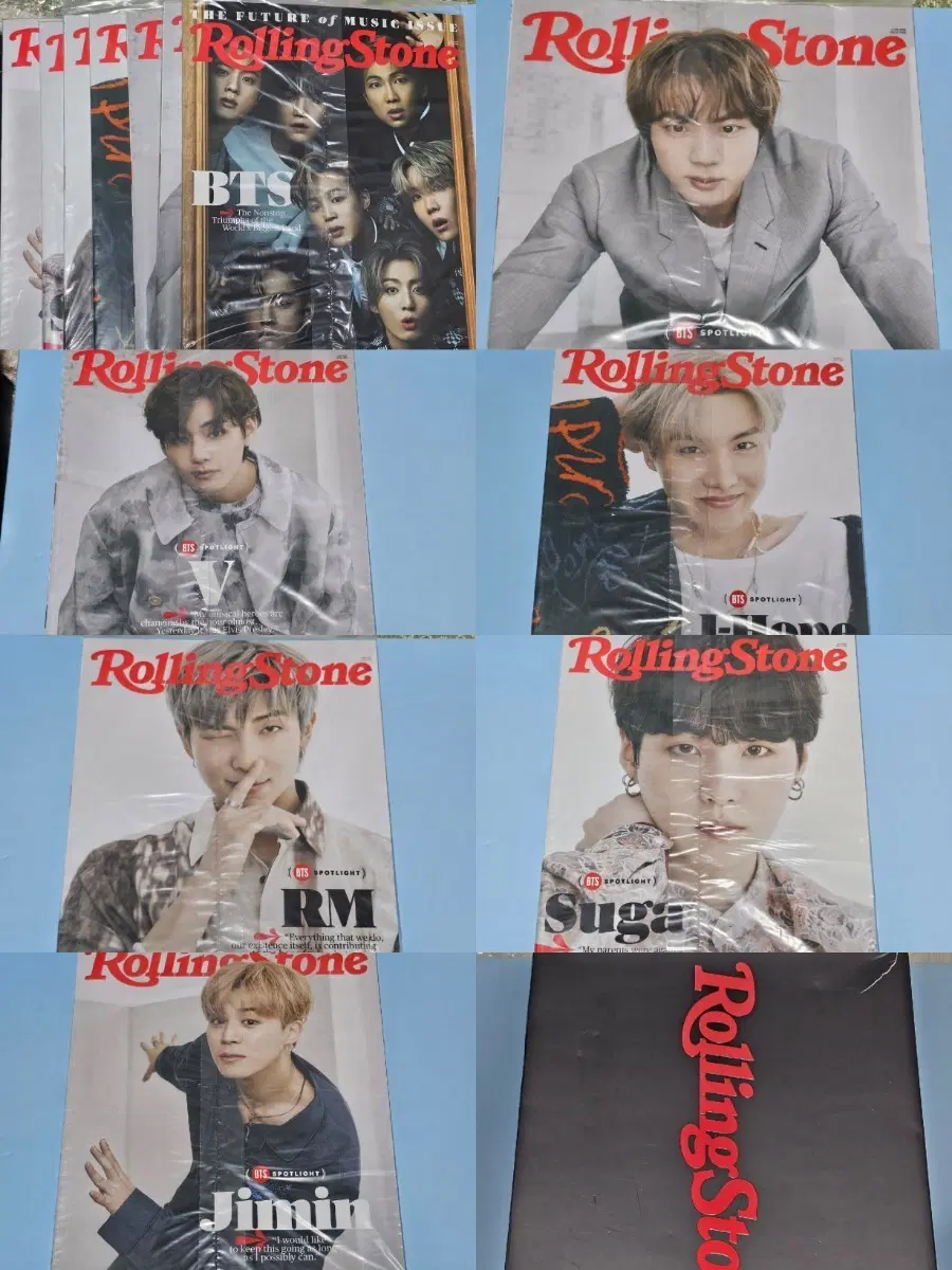 방탄소년단 BTS롤링스톤 ROLLINGSTONE 202106 JUNE 7권 스페셜콜렉터스 에디션 정국제외