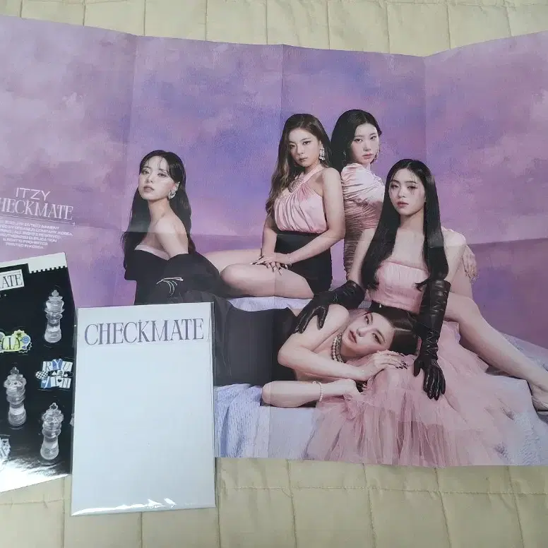 최저가) 있지 ITZY 체크메이트 엽서 스티커 포스터 미개봉 일괄