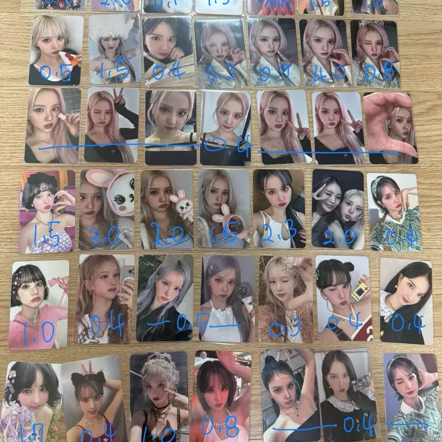 여자친구 비비지 소원 예린 은하 유주 신비 엄지 포카 양도